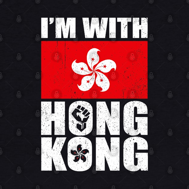 I'm With Hong Kong support the protest fight for freedom by Alema Art